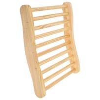 Wooden Sauna Backrest S Shaped Anti Slip Comfortable for Bathing Lounging SPA Women Men Sauna Chair Back Accessories