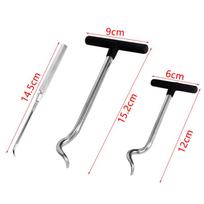 Oil Seal Removal Tool Heavy Duty Disassembly Puller Seal Remover 3X Automotive O Rings Removal Hooks Picks Hand Tools 1Set