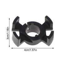 1Pair H1 LED Headlight Bulbs Adapter Base Holder Socket Retainer Clip For High Beams Base Retainer Black ABS