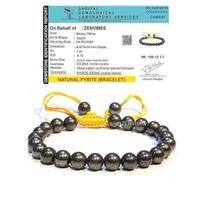 Zenvibes Pyrite Bracelet | Raw Certificate of Authenticity | Attracts Money and Boost Confidence |