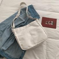 Japanese Style Canvas Tote Bag for Women Lazy Style Street Chic Shoulder Crossbody Bag balta