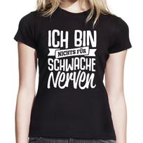 I'm Not For The Faint Of Heart Cult Sayings Comedy Fun Ladies Girlie T-Shirt Mens Womens Tees Top L