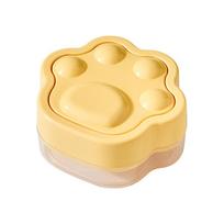 Cat Claw Shape Ice Mold Household Ice Box Easy to Release by Pressing Ice Cube Mold Diy Ice Tray Kitchen Bar Ice Cube Mold geltona