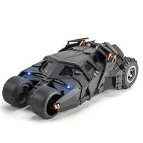 1/18 Scale Batmobile Tumbler Slide Spray Truck Alloy Metal Diecast Car Model Sound & Light Collectibles Hobby Decoration Birthday Gift juoda
