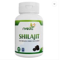 Nveda Shilajit 500 mg - Boosts Strength, Increases Stamina & Immunity  (60 Capsules)