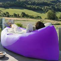 1 vnt. pripučiama sodo sofa vienvietė, greitai pripučiama, sulankstoma, patogi, nešiojama ir lengva violetinė