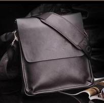 Fashion Men Leather Briefcase Shoulder Bag Male Messenger Crossbody Business CLE ruda