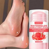 Watermelon Anti-Crack Foot Cream with Jojoba Oil Aloe Vera Hyaluronic Acid Deep Moisturizing for Dry Cracked Feet Heels Hands Knees Elbows 1Pc brown