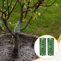 2Pcs Tree Trunk Protector Protection Weatherproof Protect Bark Breathable Bark žalia