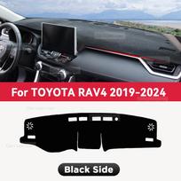 For TOYOTA RAV4 -2024 Car Dashboard Cover Mat Non-slip Sun Shade Cushion Protective DashMat Pad Interior Accessories Polyester fiber