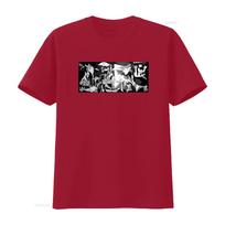 Pablo Picasso Guernica T Shirt Cubism Art Painting Impressionism ArtisT Hoe Classical vintage Washed fashion streetwear Soft S