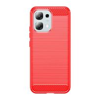 For OPPO A6 Pro Global Case OPPO A6 Pro Cover Coque Fundas Soft Silicone Brushed Shockproof Phone Back Bumper For OPPO A6 Pro OPPO A6 Pro raudona
