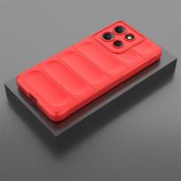 Luxury Case For Motorola Moto G86 Power Cover Moto G86 Power Coque Funda Soft Silicone Skin-Friendly TPU Protective Phone Bumper Motorola Moto G86 Power raudona
