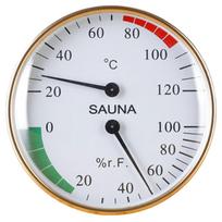 Saunas Thermometer Hygrometer Large Screen High Accuracy Air Comfort Indicator for Greenhouse Reptiles Terrarium