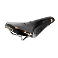 BROOKS B17 Special Titanium Leather Saddle A traditional model with over 100 years of now with titanium Japanese product 2 - history, rails. Black. juoda