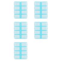 Premium-5X Plastic Rectangle 8 Compartments 7 Days Medicine Pill Box Blue mėlyna