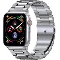 Titanium Color Stainless Steel Strap For Apple Watch Band Ultra 2 49mm 45mm 41mm 40mm 44mm Metal Bracelet iwatch series 9 7 6 8 38mm 40mm 41mm sidabras