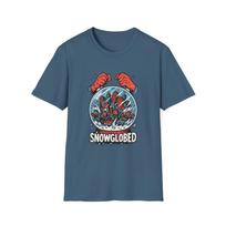 Unisex Softstyle T-Shirt Mens Womens Tees Top Comic Snow Globe City Cartoon Chaos Graphic M