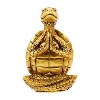 Meditation Yoga Sea Turtle Figurine Small Coastal Beach Animal Sculpture Resin Zen Statue for Aquarium Fish Tank Home Desk Decor C