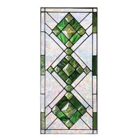 Flower Window Privacy Film, Decorative Static Cling Stickers, Waterproof Glass Cling, 39.4x17.7in Anti-Glare Static Glass Sticker for Home Bathroom A