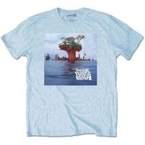 Gorillaz Plastic Beach T-Shirt Blue New S