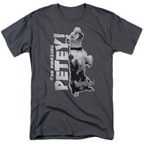 The Little Rascals Amazing Petey T Shirt Mens Licensed Classic TV Show Charcoal L