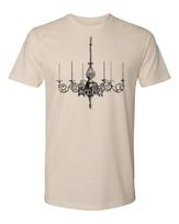 Cottage Cult Clothing Tee T Shirt Cotton Goth Witch Occult Victorian Chandelier XL