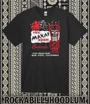Retro Tiki Tee T Shirt Rum Mug Restaurant Bar Cocktail Makai Room Mar Vista CA XXL