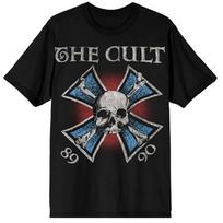Men's Cult The Cult Iron Cross T-shirt Large Black M