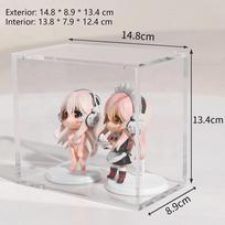 Display Box For Acrylic Magnetic Dust-Proof Booster Show Case ETB Protection Poke Box Protector Transparent Plastic Acrylic Case