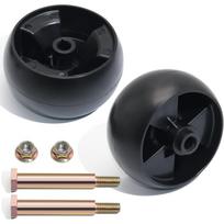 734-04155 Mower Deck Wheels Kit 2 Pack 5  Deck Gauge Wheels Replace for Cub Cadet 734-04155 Replace for Toro 112-0677 72-025 210-275 with Bolts 2 pcs