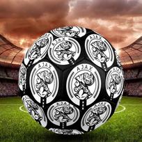 AFC Ajax Indoor Soccer Ball Colorful All Ages Machine Stitched PVC Competition Ready Durable High-Bounce