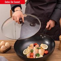 Debao Melisa 32cm Non-stick Stir-fry Wok with Standing Lid