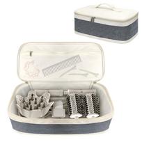 Salon Hair Dryer Storage Box Curling Iron Travel Tote Pouch Organized Portable Essential 19x36cm