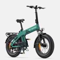 ENGWE EP-2 3.0 BOOST Folding Electric Bicycle 500W Motor 48V13.5Ah Battery 20*4 Inch All-Terrain Fat Tires 150Kg Road 120KM Load E-Mountain Bike žalia
