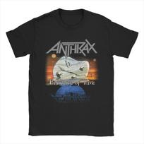 Anthrax Persistence of Time 30th Anniversary Unisex T Shirt Fashion Tee Shirt Short Sleeve Crewneck TShirt Cotton New Arrival Tops S