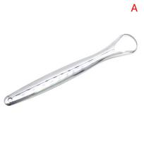 1/2PCS Tongue Scraper Stainless Steel Tongue Cleaner Oral Care Hygiene Scraper