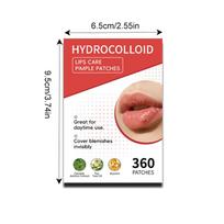 360Pcs Mouth Blister Patch Cold Sore Lip Blister Patch Cold Sore Healing Hydrocolloid Lip Care Stickers Mouth Blister Patch'