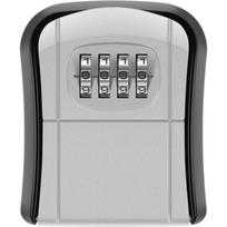 Metal Key Lock Box Wall Mounted Key Keeper Combination Outdoor Waterproof 4 Digits Passwords Security Lock Storage Secret Safe pilka