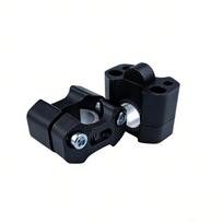 CNC Billet Handlebar Clamp Fat Bar Risers Mount Clamp Adaptor 22 28mm For Pit Dirt Bike Racing Motorcycle Enduro Supermoto MXATV juoda