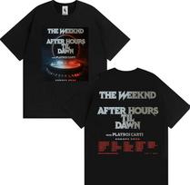 2026 Summer The Weeknd After Hours Til Dawn with Playboi Carti Europe 2026 Dates T Shirts Unisex Women Casual Short Sleeve Tshirts 2XL