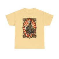 Cow Riding On A Bull Rodeo T-Shirt Cowboy Unisex Shirt for Western Lovers Gift 4XL
