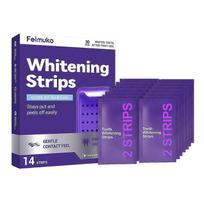 Purple Teeth Whitening Strips for Sensitive Teeth, Travel Kit