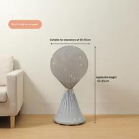 Universal Full-Coverage Dust Cover For Floor Tower Fan Protecting Circulating Electric Fan Gray Protective Sleeve Against Dust