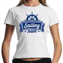 Sailing Team Sailor Sailing Sailor Sailor Surf Nautical Lady Ladies Girlie T-Shirt Mens Womens Tees Top S