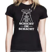 Layer Im Schacht Mine Mines Friend Castelletto Bottrop Women Girlie T-Shirt Mens Womens Tees Top L