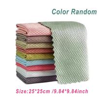 Efektyvus stiklo valymo rankšluostis Veidrodinio valymo šluoste sugeriantis virtuvinis rankšluostis 25x25 cm servetėlė stikliniams indams plauti. 5Pcs