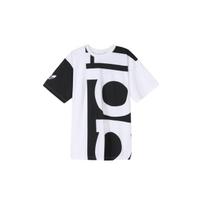 Adidas Originals Didelis Adi Marškinėliai Su Trefoil Spaudiniu Vyriški Viršutiniai Drabužiai Balti DY6653 M white