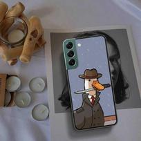Flying Duck Phone For Samsung Galaxy S20 FE S21 Plus S22 S23 S24 Ultra Case S10 S10E S9 S8 S7 Edge Cover Silicone Soft Coque Fun Samsung S20