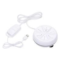 3in1 mini skalbimo mašina, nešiojama asmeninė besisukanti ultragarsinė turbininė skalbyklė, reguliuojama per USB A